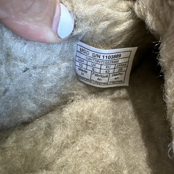 UGG Men's Shoes ASCOT LEATHER Casual Comfort Slipper SZ 10 US - Picture 9 of 9